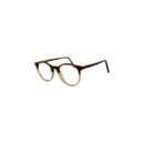 Full Frame Round Unisex Frame for Men and Women LZ 2570 - Dual Tone Brown